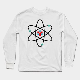 Physics Enthusiast Electrons Atoms Protons Quantum Physics Long Sleeve T-Shirt